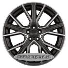 2DRV WH34 tmavý gunmetal leštěné | 7,5x17, 5x112, ET50 (alu kolo, Wheelworld, 15062)