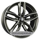 2DRV WH40 tmavý gunmetal leštěné | 7,5x18, 5x112, ET49 (alu kolo, Wheelworld, 19605)