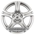 RC DESIGN RC14 stříbrná | 7,5x17, 5x110, ET38 /Brock/ (alu kolo, 488812) | doprodej
