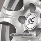 RC DESIGN RC14 stříbrná | 7,5x17, 5x110, ET38 /Brock/ (alu kolo, 488812) | doprodej