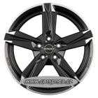 BORBET T10 matt black poliert - 6,5x16, 5x114,3, ET50 (496777)