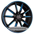 Borbet LX matt black blau poliert - 8,5x20, 5x112, ET40 (497149)