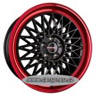BORBET B black poliert-rot - 7,0x17, 4x100, ET30 |7x17| (497187)