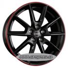 BORBET LX18 8,0x18 5x108 ET45 černá lesklá červená |8x18| (alu kolo - 497222)