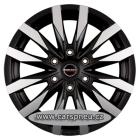 BORBET CW6 matt black poliert - 7,5x18, 6x137,7, ET35 (497555)