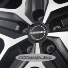 BORBET CWZ černé matné leštěné | 7,5x18, 5x130, ET53 (alu kolo, 497643)