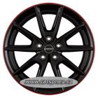 BORBET LX19 černé lesklé červené | 8,0x19, 5x108, ET45 |8x19| (alu kolo, 497902)