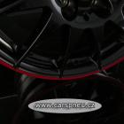 Ronal R54 black lackiert red - 6,5x15, 5x114,3, ET45 (54R5655.08X/MCR)