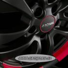 Ronal R59 matt black red - 7,0x16, 5x110, ET35 (7x16)