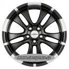 Ronal R59 matt black poliert - 7,5x17, 5x100, ET38 (59R7755.03X/021)
