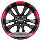 Ronal R59 matt black red - 7,5x17, 5x100, ET38 (59R7755.03X/MCR)