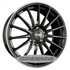 Platin P75 black poliert - 7,5x17, 5x112, ET35