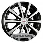 Platin P69 black poliert - 6,0x15, 4x100, ET38 (6x15)