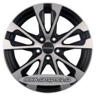 RONAL R61 matt black poliert - 7,5x17, 5x112, ET29 (61R7755.173/022)