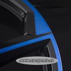RONAL R66 black lackiert blue - 8,0x19, 5x112, ET44 |8x19| (66R9805.273/9712)