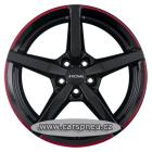 RONAL R69 black lackiert red - 8,0x18, 5x114,3, ET40 |8x18| (69R8805.08X/MCR)