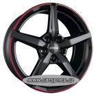RONAL R69 black lackiert red - 8,0x18, 5x114,3, ET50 |8x18| (69R8805.28X/MCR)