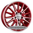 CMS C23 red poliert - 6,5x16, 5x100, ET47 (C23 656 47 53S DRED)