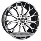 CARMANI 22 Franz black poliert - 8,0x19, 5x112, ET43 |8x19| (CA220819H343BP)