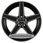 Autec Delano matt black poliert - 7,5x17, 5x112, ET35 (D7517355072116)
