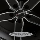 AUTEC Delano matt black poliert | 7,5x17, 5x112, ET42 (D7517425072116)
