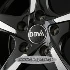 DBV 5SP 001 black poliert - 6,5x16, 5x112, ET48 (DA6HM48BGP)