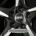 DBV 5SP 001 black poliert - 7,0x16, 5x112, ET40 |7x16| (DA6IM40BGP)