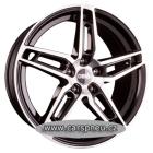 DBV 5DS 005 black poliert - 7,0x17, 5x100, ET48 |7x17| (DE7II48BGP)