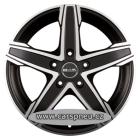 MAK King 5 matt black poliert - 6,5x16, 5x120, ET51 (F65605KIB51IG3X)