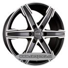 MAK King 6 matt black poliert - 6,5x16, 6x130, ET62 (F65606GIB62M5X)