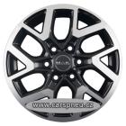 MAK Gravel černá leštěná | 7,5x19 6x120 ET52 (alu kolo, F7590GRBM52TR)