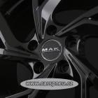 MAK Kassel black lackiert | 8,5x20, 5x112, ET38 (F8520KAGB38WS2X)