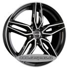 GMP Fasten black poliert - 7,5x17, 5x114,3, ET40 (FSTN75174020927I)