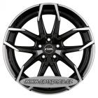 Rial Lucca black poliert - 7,5x17, 5x100, ET45 (LUC75745V73-1)