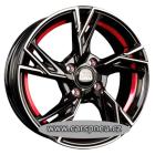 MAM RS5 7,0x16 5x100 ET38 černá leštěná červená |7x16| (alu kolo - MAMRS57016510038BFPRI)