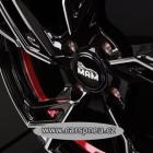 MAM RS5 7,0x16 5x100 ET38 černá leštěná červená |7x16| (alu kolo - MAMRS57016510038BFPRI)