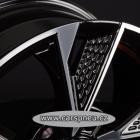 MAM RS6 7,0x16 5x100 ET38 černá leštěná červená |7x16| (alu kolo - MAMRS67016510038BFPRI)