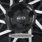 DOTZ Fuji černé leštěné | 7,5x19, 5x112, ET40 (alu kolo, OFU9J8BP40)