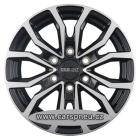 DEZENT KC black poliert | 6,5x16, 6x120, ET50 (TKCZGBP50E)