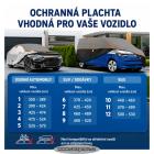 Ochranná plachta proti kroupám PERMA PROTECT | stříbrná-černá | velikost 11 (L) VAN | ochrana do 1,9 cm (WALSER 30873)