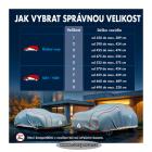 Ochranná plachta proti kroupám PERMA PROTECT COMPLETE | světle šedá | velikost 7 (M) SUV/VAN | ochrana do 1,9 cm (WALSER 41144)