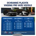 Ochranná plachta proti kroupám PERMA PROTECT | černá | velikost 6 (S) SUV | ochrana do 1,9 cm (WALSER 41236)