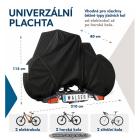 Plachta na kola na nosiči (2 kola) | WALSER | 100% voděodolná, ochranný obal, včetně gumy a úložné tašky (41286)