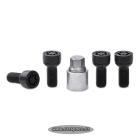 Bezpečnostní šrouby SICUSTAR BLACK | BVN527R13 | M14x1,5x27 | kulová R13