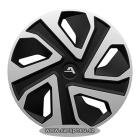 Kryt kol poklice | OSLO black silver | velikost 15 (sada, 4ks) /ALCAR QALWCOS15BS/