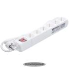 Prodlužovací kabel | 6 zásuvek se spínačem | 1,4m | 3x1,5mm | IP20 (BGS Technic, 3373)