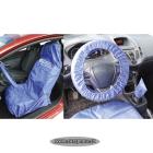 Sada ochranného potahu na sedadlo a volant | univerzální | polyester (BGS Technic, 66531)