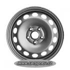 Ocelový disk - VW - 6,0x16, 5x112, ET50, KFZ 9702 (6x16)